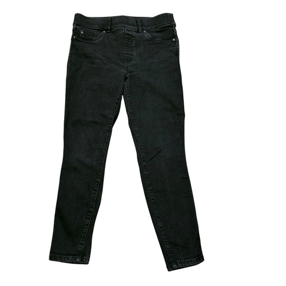 Spanx Black Denim Leggings Jeggings Size Medium - Picture 1 of 8